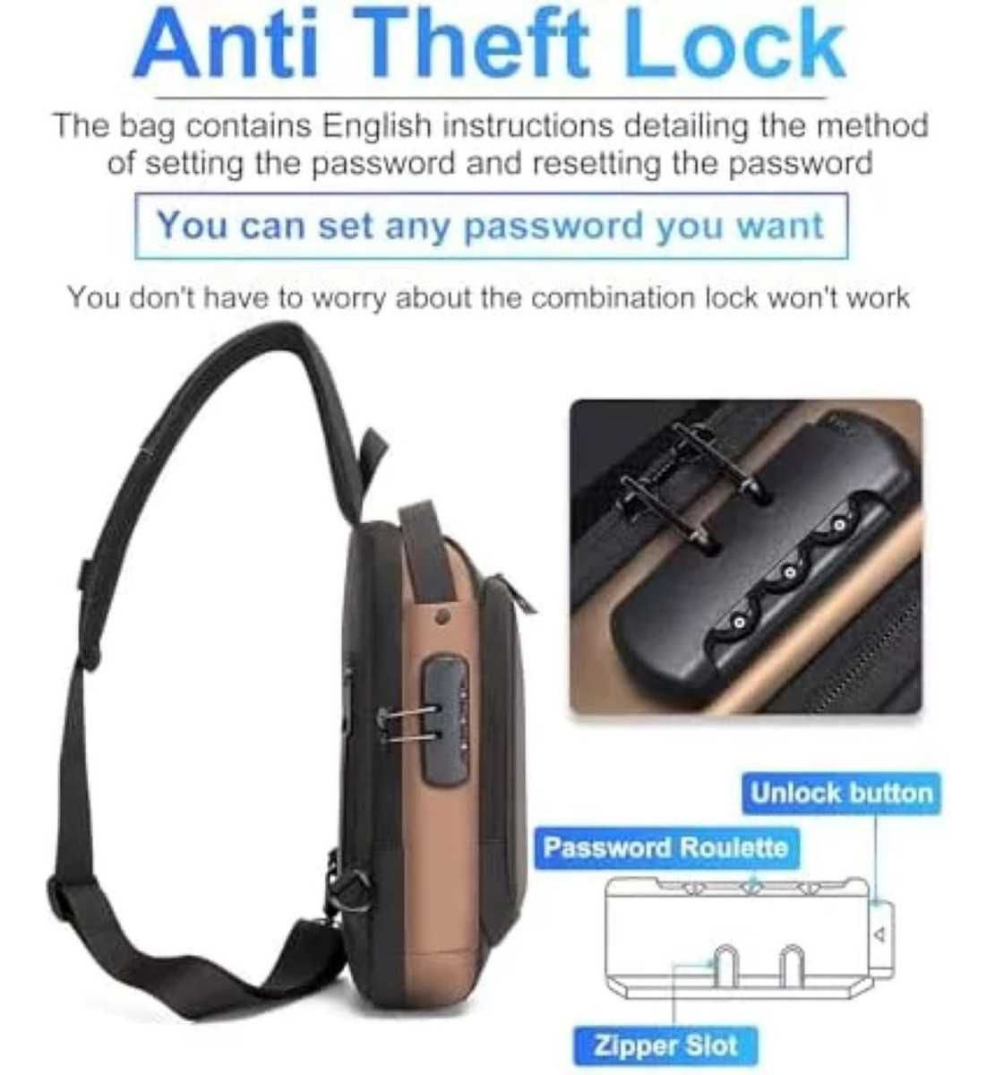 MOCHILA ANTIRROBO CON PUERTO USB