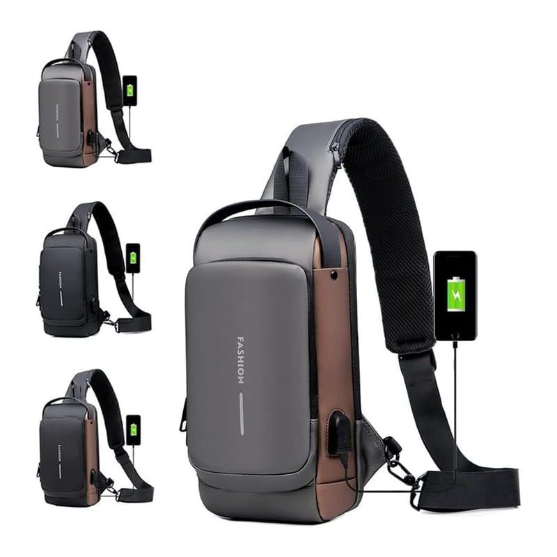 MOCHILA ANTIRROBO CON PUERTO USB