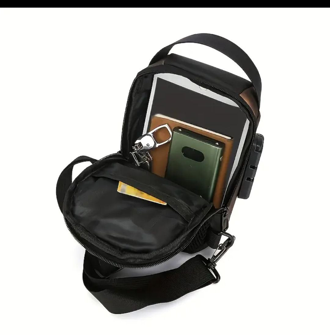 Mochila Antirrobo Con Puerto Usb GRIS